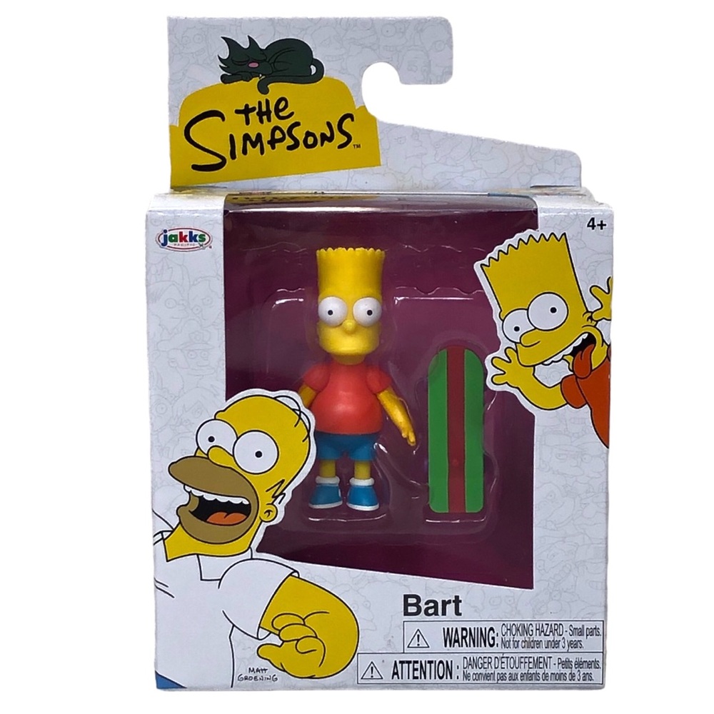 Jakks Pacific 2024 The Simpsons Bart 2.5” Action Figure